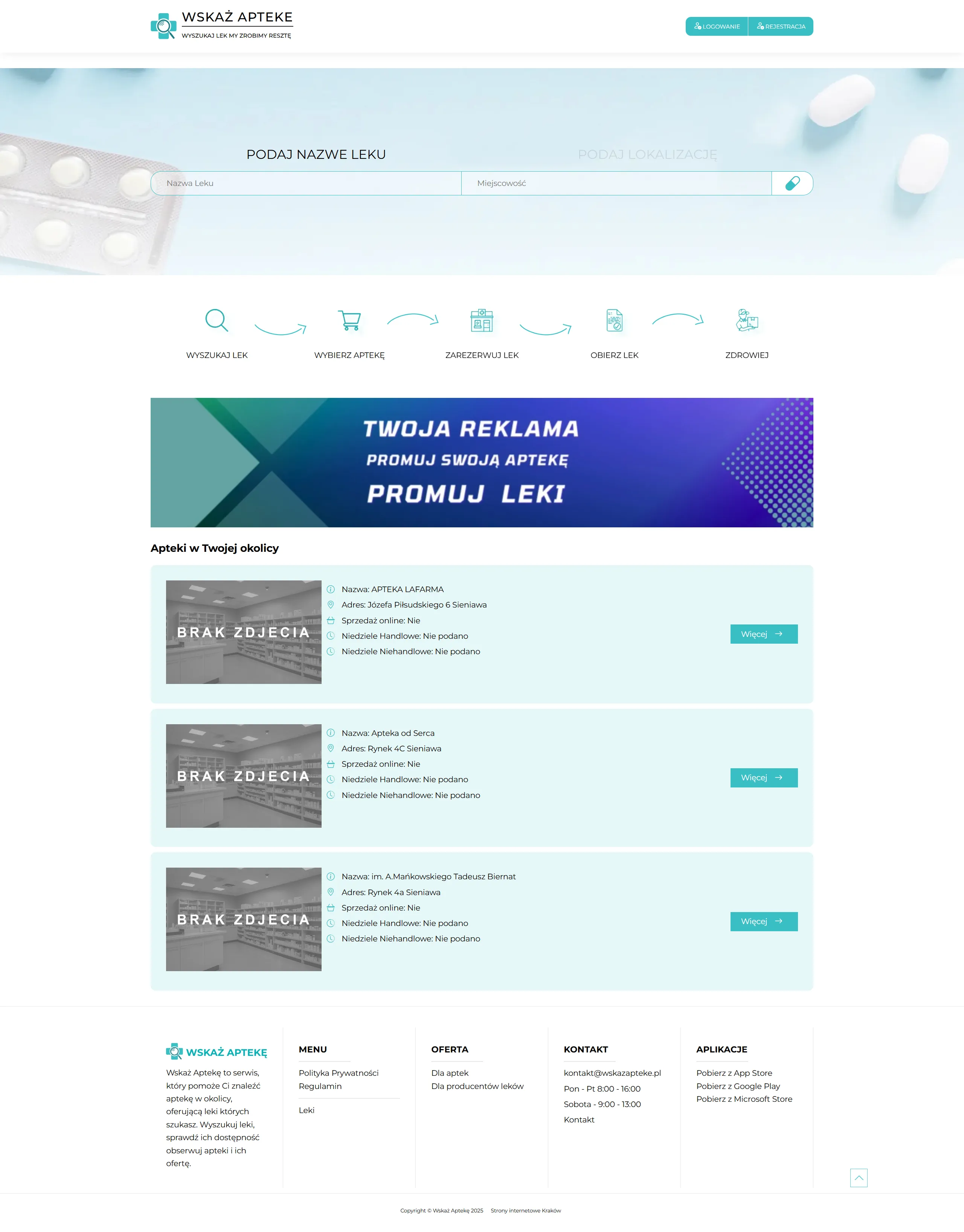 Wyszukaj lek my zrobimy resztę - Wskaż Aptekę
